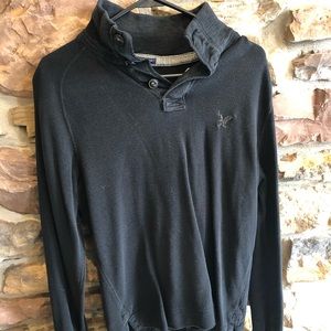 American Eagle high collar sweater - black